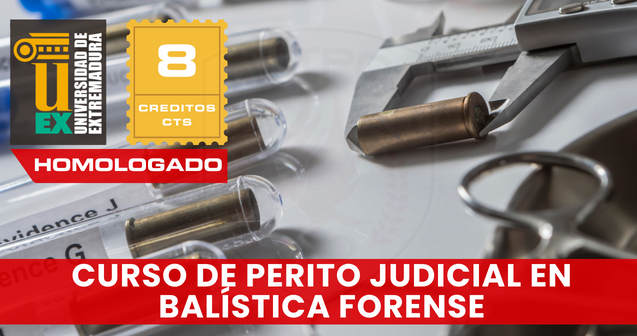 CURSO UNIVERSITARIO DE PERITO JUDICIAL EN BALÍSTICA FORENSE