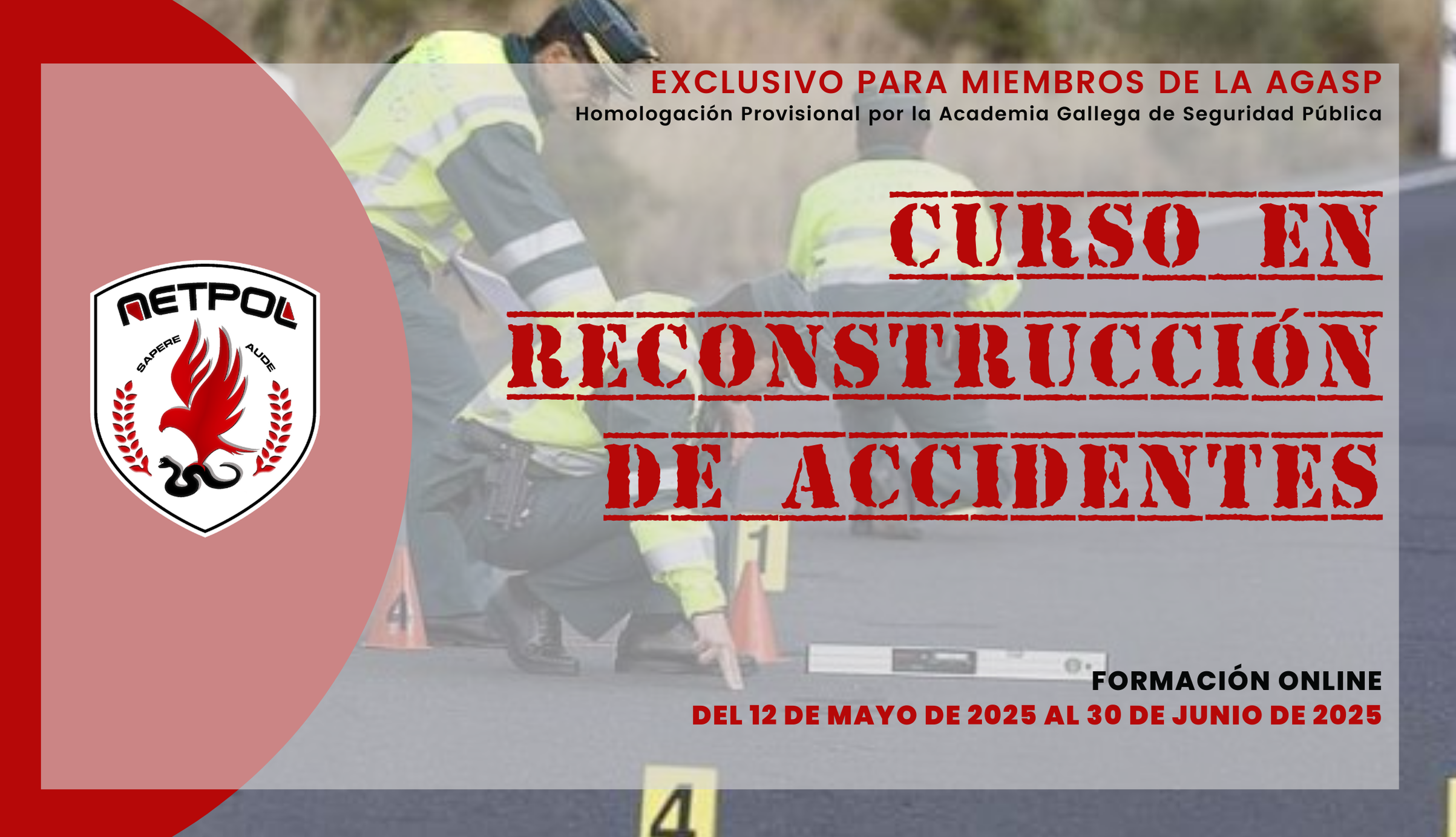 CURSO EN RECONSTRUCCIÓN DE ACCIDENTES.