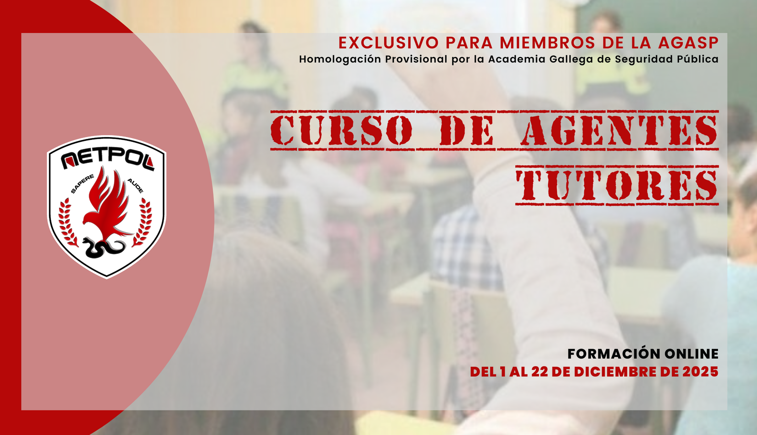 CURSO DE AGENTES TUTORES.